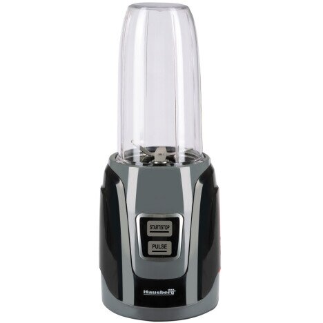 Blender Hausberg HB-7675NG Negru,Putere 1000W, Capacitate 1000ml, motor de cupru