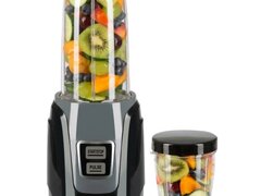 Blender Hausberg HB-7675NG Negru,Putere 1000W, Capacitate 1000ml, motor de cupru